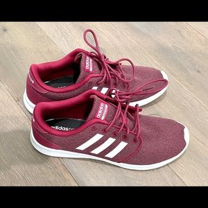 NEW Lady11 Maroon/Mens10 burgundy Adidas cloudfoam